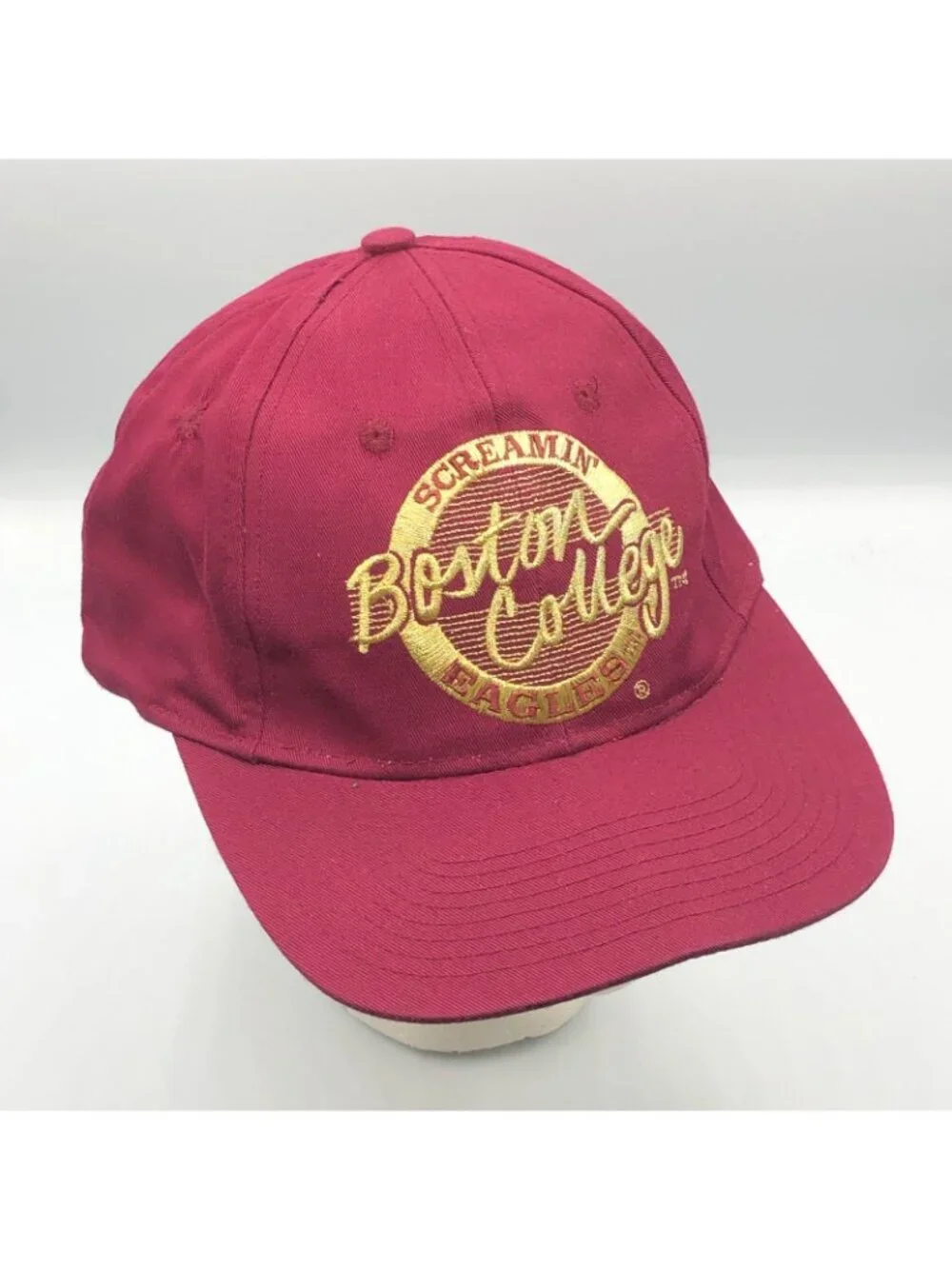 Boston College Screamin Eagles Maroon Adjustable Snapback Hat Cap BC The Game